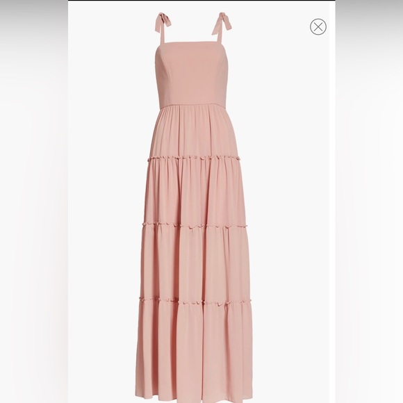 Adonia Fit And Flare Square-Neck Gown - Picture 3 of 7